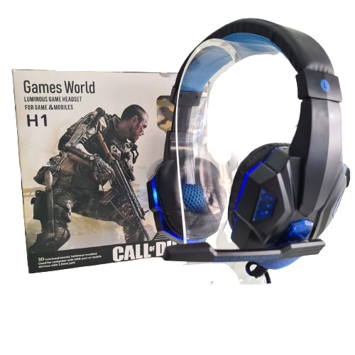 AURICULAR GAMER CON MICROFONO Y LUCES